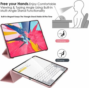 iPad Air 11 - Air 10.9 - Roze - Smart Cover