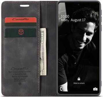 Samsung A72 Charcoal Gray - Book Case