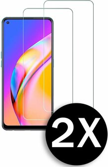 Oppo A94 5G - Anti Shock &amp;amp; 2x Glas - Transparant