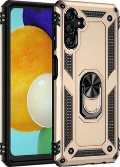 Samsung M23 Goud - Armor met Kickstand Ring