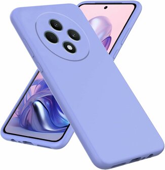 Reno 12 FS - Siliconen Back Cover - Paars