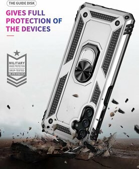 Samsung M23 Grijs - Armor met Kickstand Ring