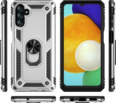 Samsung M23 Grijs - Armor met Kickstand Ring
