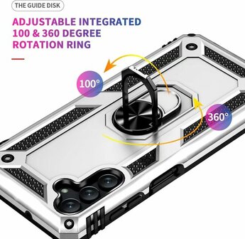 Samsung M23 Grijs - Armor met Kickstand Ring