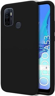 Oppo A53 &amp;amp; A53S - Back Cover &amp;amp; 2X Glas - Zwart