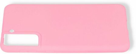 Samsung S21 Plus - Siliconen Back Cover - Roze