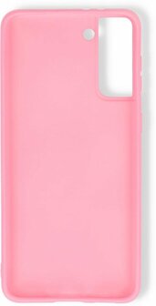 Samsung S21 Plus - Siliconen Back Cover - Roze