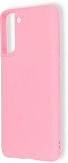 Samsung S21 Plus - Siliconen Back Cover - Roze
