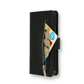 Samsung S25 - Zwart - HQ Book Case met Rits