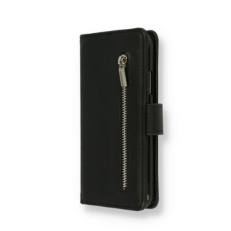 Samsung S25 - Zwart - HQ Book Case met Rits