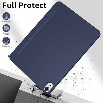iPad Air 11 - Air 10.9 - Donker Blauw - Smart Cover
