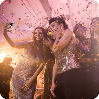 Samsung S24 Ultra - Glitter Back Cover - Roze