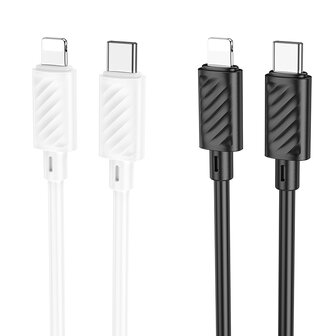 Hoco Oplaad Type C naar Lightning Kabel - 20W- Wit