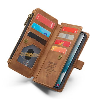 Samsung S25 - Sienna Brown - Book Case met Rits