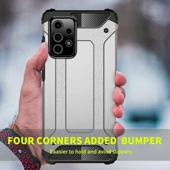 Samsung A72 Zwart - Anti Shock Armor