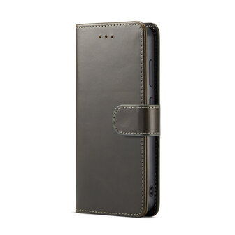 Samsung S24 - 2 in 1 Leather Book Case -  Emerald Green
