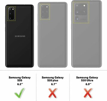 Samsung S20 - Armor met Kickstand Ring - Zwart
