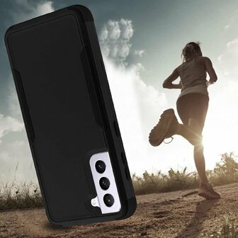 Samsung S21 Plus Zwart - Heavy Duty Armor