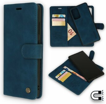 Oppo A76 Navy Blue - 2 in 1 Book Case