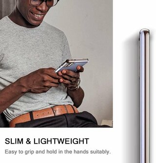 Samsung S21 Plus - Siliconen Back Cover - Transparant