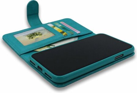 Samsung S10 - Rits Book Case - Turquoise