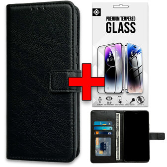 Reno 11F - Book Case &amp;amp; Glas - Zwart