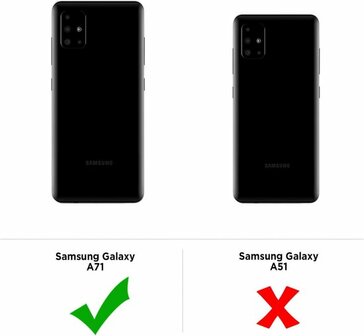 Samsung A71 - Armor met Kickstand Ring - Goud