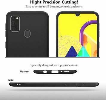 M21 - Back Cover &amp;amp; Glas - Zwart