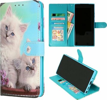 Samsung S21 Ultra - Book Case - Katten