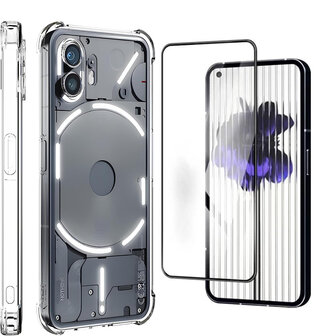 Nothing Phone 2 - Anti Shock &amp;amp; Full Glas - Transparant