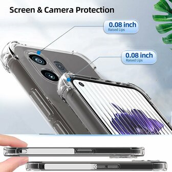 Nothing Phone 2 - Anti Shock &amp;amp; Full Glas - Transparant