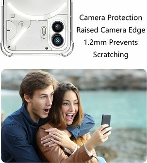 Nothing Phone 2 - Anti Shock &amp;amp; Full Glas - Transparant