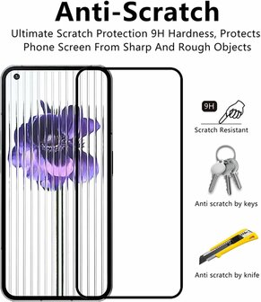 Nothing Phone 2 - Anti Shock &amp;amp; Full Glas - Transparant