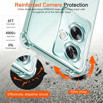 Reno 11F - Anti Shock &amp;amp; 2x Glas - Transparant