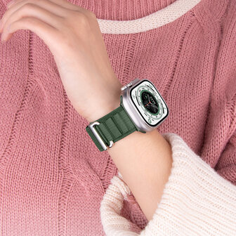 Hoco Climbing WA 20 Watch Bandje - Geschikt voor Watch - 38MM / 40MM / 41MM - Groen