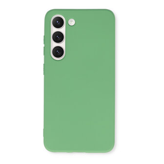 Samsung Galaxy S25 Plus - Licht Groen - Liquid Siliconen Back Cover