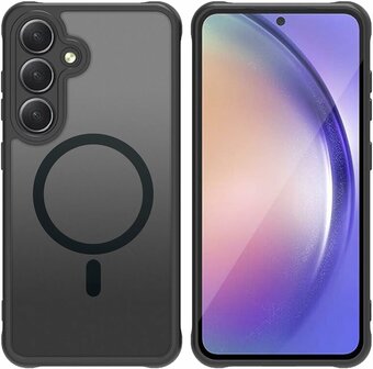 Samsung S24 - Zwart - Matte Armor - Geschikt voor MagSafe