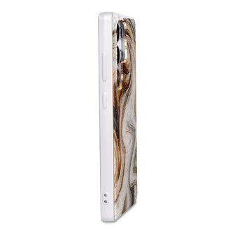 Samsung S25 Ultra - Wit - Marmer MagSafe Back Cover