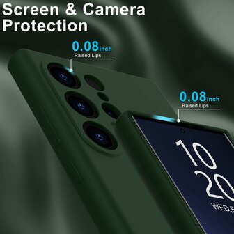 Samsung S24 Ultra - Liquid Back Cover - Groen