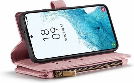 Samsung S23 Plus Pale Pink - Book Case met Rits