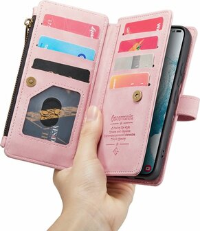 Samsung S23 Plus Pale Pink - Book Case met Rits