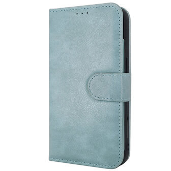 Samsung A15 - Licht Blauw - 2 in 1 HQ Book Case met Extra Vakken