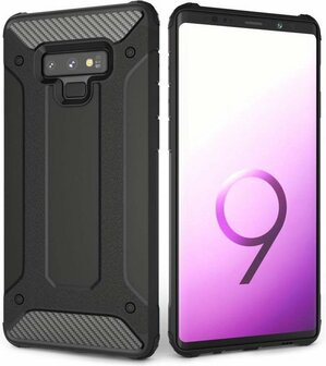 Samsung Note 9 - Armor Back Cover - Zwart