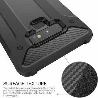 Samsung Note 9 - Armor Back Cover - Zwart
