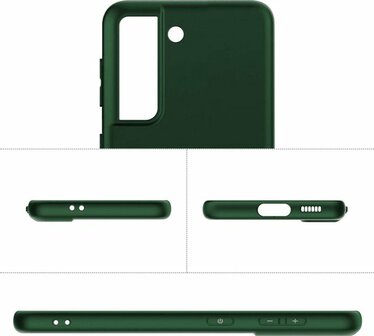 Samsung S21 Plus - Siliconen Back Cover - Groen