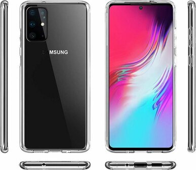 Samsung S20 - Siliconen Back Cover - Transparant