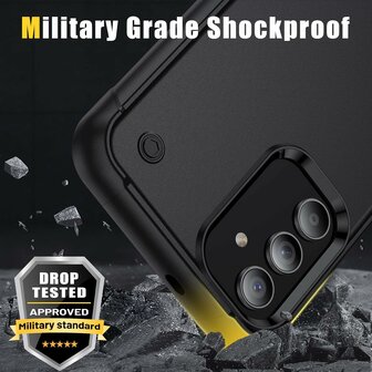 Samsung S25 Plus - Heavy Duty Kickstand - Zwart