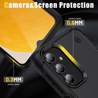 Samsung S25 Plus - Heavy Duty Kickstand - Zwart