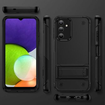 Samsung S25 Plus - Heavy Duty Kickstand - Zwart