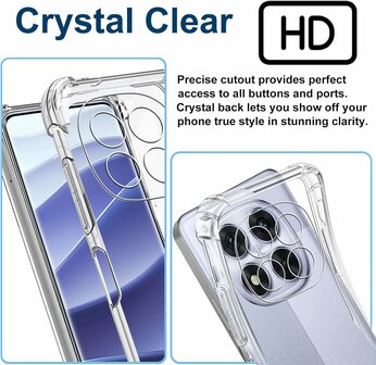 Redmi Note 14 Pro - Anti Shock - Transparant